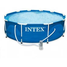 Intex Басейн каркасний 28212 NP (366-76cm) від 6 років з вбудованим насосом 220-240V, фільтр, в коробці, обсяг