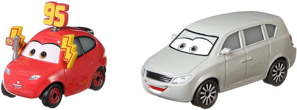 Тачки 3: Медді Макгір і Меліса Барнабрейк (Disney Pixar Cars Maddy McGear Melіssa and Bernabrake) від Mattel, фото 2