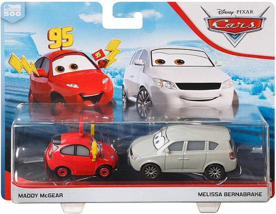 Тачки 3: Медді Макгір і Меліса Барнабрейк (Disney Pixar Cars Maddy McGear Melіssa and Bernabrake) від Mattel, фото 2