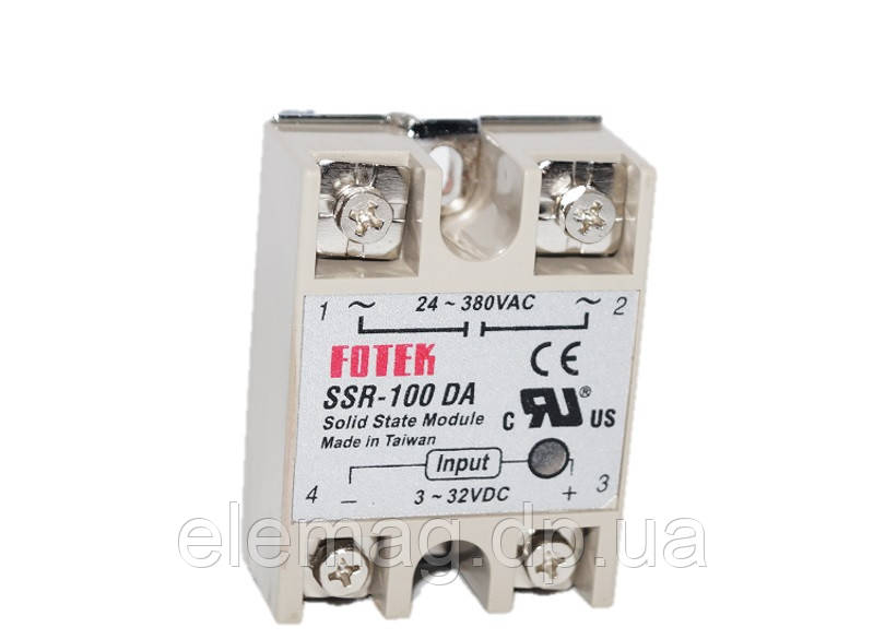 SSR-100 DA Твердотільне реле Taiwan