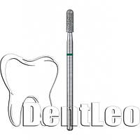 Бор алмазний циліндричний з півсферою на торці — 137.080.033 (ЗЕЛЕНИЙ)