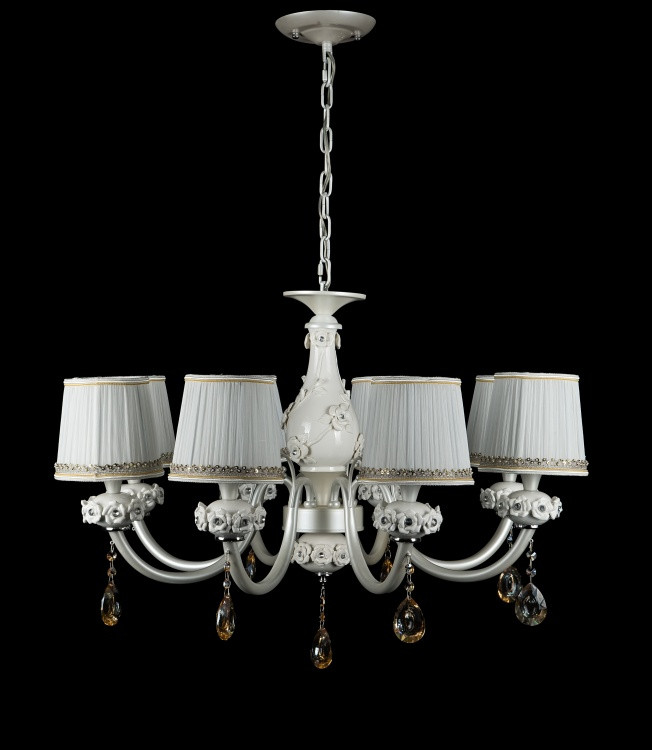 Ніжна люстра з абажурами L77179/8, фото 1