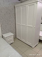 Спальня МДФ (двоспальне Ліжко, приліжкові тумби 2шт., шафа платтяна 3-х дверна)