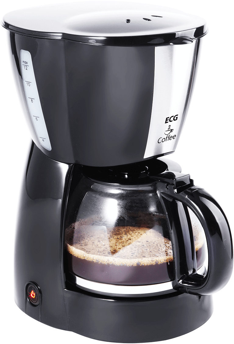 Кавоварка, крапельна ECG KP 129 black (1,2 л, 900 Вт, Чехія), фото 1