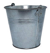 Відро оцинковане 3 літри одношовне Ø 18 см h=18 см (Метид)