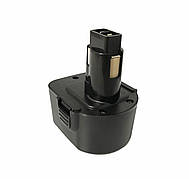 Аккумуляторна батарея для шуруповерта Black Decker PS130A A9252 A9275 12V 1500 mAh Ni-Cd