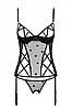 Корсет і трусики стрінги LOVELIA CORSET black XXL/XXXL - Passion, фото 6