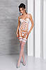 Корсет і трусики стрінги LOVELIA CORSET white XXL/XXXL - Passion, фото 4