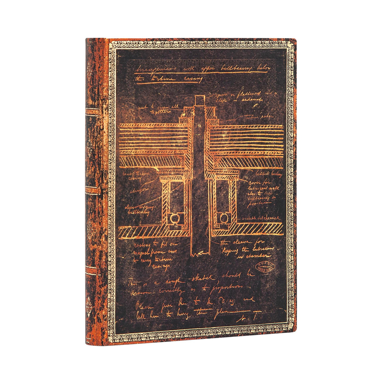 Блокнот Paperblanks Тесла середній 13х18 см в лінію м'який (9781439764350)