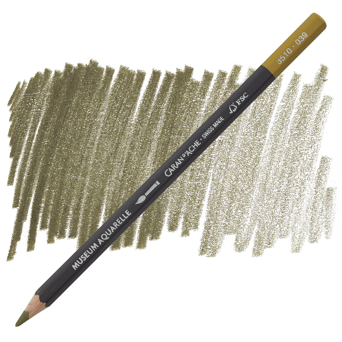 Олівець Caran d'Ache Museum Aquarelle OLIVE BROWN - FSC 3510.039 (7630002322218)