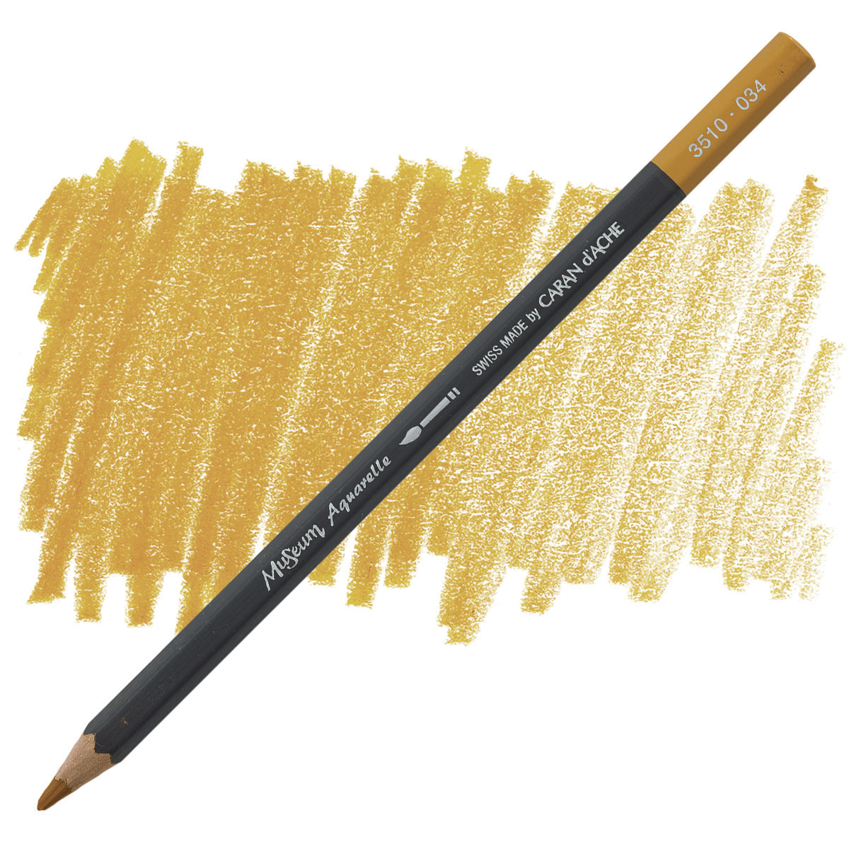 Олівець Caran d'Ache Museum Aquarelle YELLOW OCHRE - FSC 3510.034 (7630002320788)