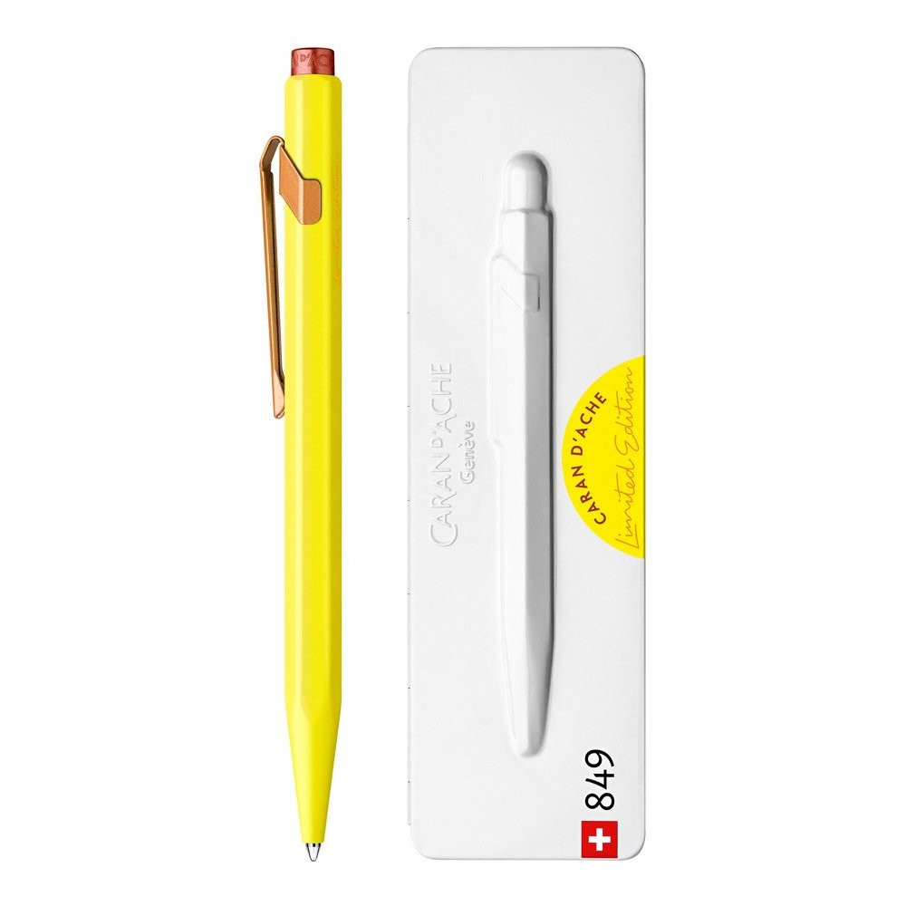 Ручка Caran d'Ache 849 Claim Your Style жовта + box 849.537 (7630002343701)