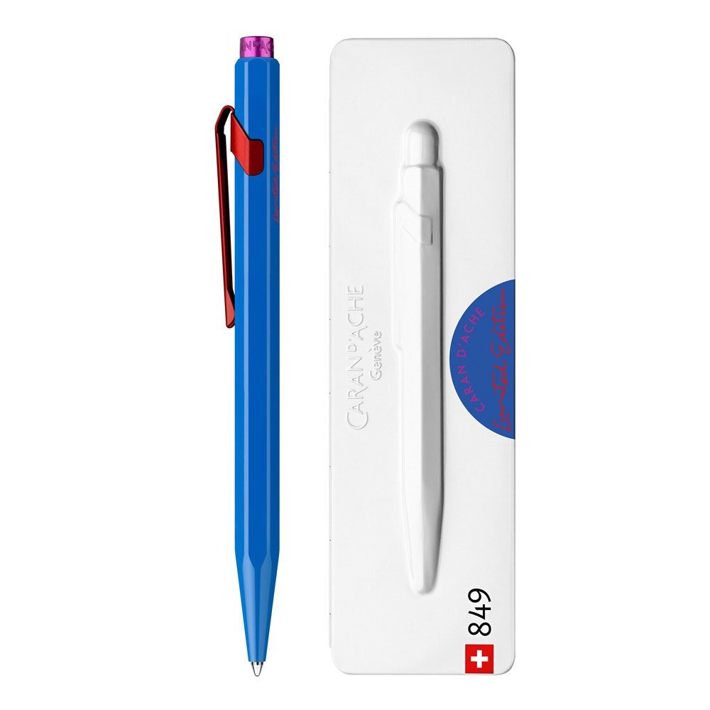 Ручка Caran d'Ache 849 Claim Your Style синій кобальт + box 849.534 (7630002343640)