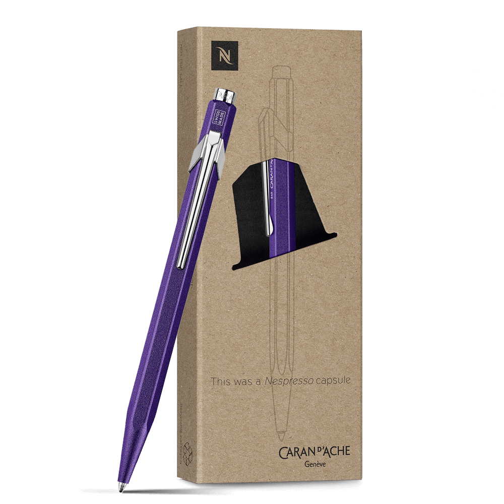 Ручка Caran d'Ache 849 Nespresso фіолетова + box 849.104 (7630002341141)