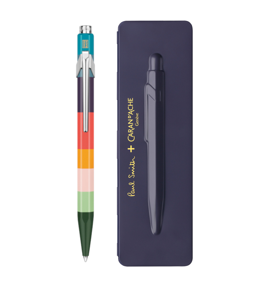 Ручка Caran d'Ache 849 Paul Smith фіолетовий бокс 849.639 (7630002342421)