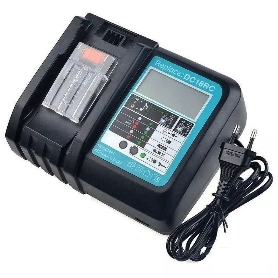 Зарядний пристрій 14.4 - 18V Li-Ion DC18RC LCD з екраном