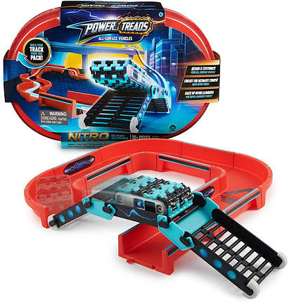 Ігровий набір Трек і Всюдихід WowWee Power Treads — Nitro Stunt Pack оригінал США, фото 1
