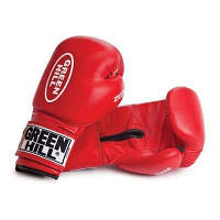 Перчатки боксерские ZEES Green Hill 10 унций красный