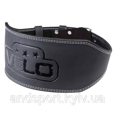 Атлетичний Пояс VELO Antique, шкіра, розмір M, чорний.