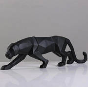 Статуетка Чорна пантера RESTEQ. Фігурка для інтер`єру Чорна пантера 25*4,5*8 см