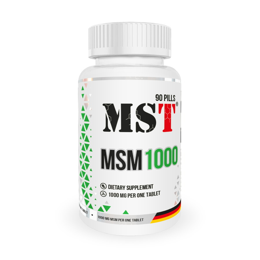 Для суглобів і зв'язок MST MSM 1000, 90 таблеток
