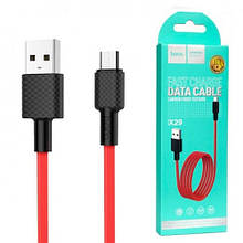 Кабель Hoco X29 micro USB длина1 метр Красный