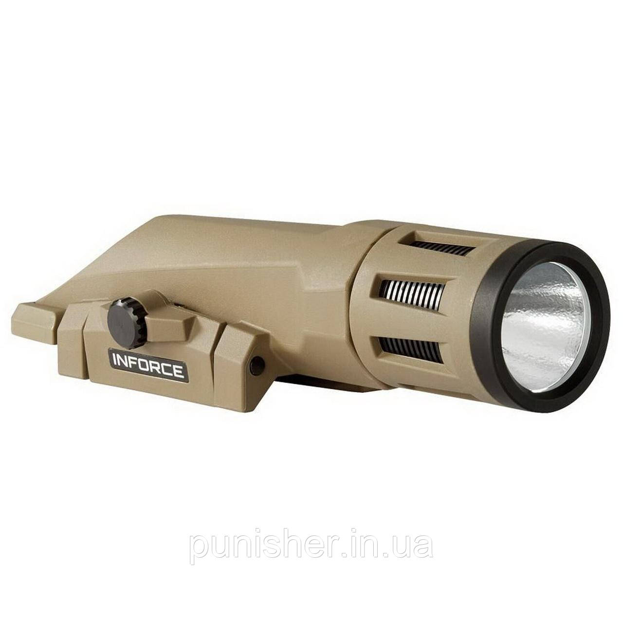 Оружейный фонарь Inforce WMLx White 800 Lumens Gen-2, Coyote Tan, Ліхтар, Білий, 800 - фото 1 - id-p1115967410