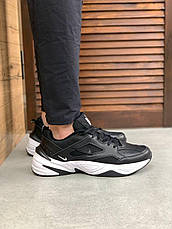 Чоловічі демісезонні кросівки Nike M2K Tekno,чорно-білі, фото 3