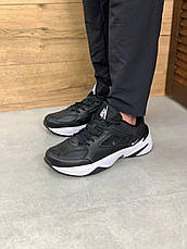 Чоловічі демісезонні кросівки Nike M2K Tekno,чорно-білі, фото 3