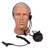 Гарнитура Thales Lightweight MBITR Headset под Motorola DP, Чорний