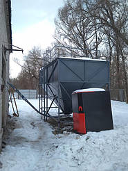 Пеллетная котельная 450 кВт  Бейт-Хана ул. Широкая 175  г. Днепр  12