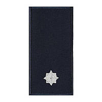 Погон на липучке ДСНС Младший Лейтенант, Navy Blue, ДСНС, Молодший Лейтенант