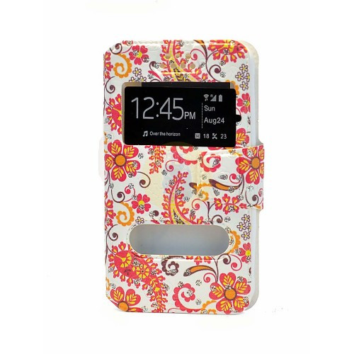 Чохол-книжка універсальна slider "Shine"_4.5 flora