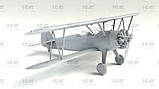 Пластикова модель 1/32 ICM 32051 американський навчальний літак Stearman PT-17 з кадетами, фото 9