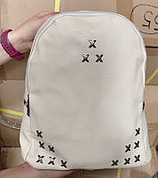Жіночий стильний рюкзак у кольорах, молодіжні рюкзаки, модні рюкзаки, 1231 Білий 3