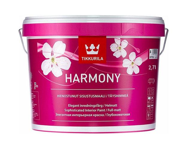 Краска Tikkurila Harmony для интерьера, базис А 0,9л