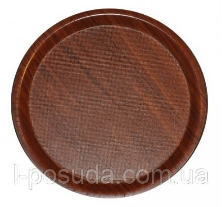 Піднос ламінований круглий 43 см для офіціантів, фото 1