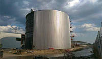 Резервуар вертикальный стальной РВС-85 м3 с монтажом, изготовление емкостей и резервуаров