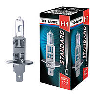 Автолампа H1 12V 55W+30% P14.5s (Standard) Tes-lamps