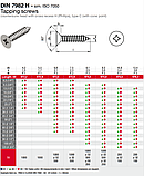 Саморіз з потайною головкою DIN 7982, нержавіюча сталь А2, 3,5 X 25 мм TORX, фото 2