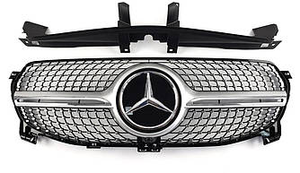 Решітка радіатора Mercedes W167 GLE-стиль AMG Diamond (срібло)