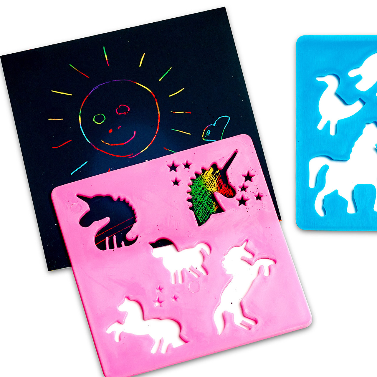 Набор для скретч букинга Rainbow Scretch скретч набор для творчества детский разноцветный с шаблонами - фото 1 - id-p1424318574