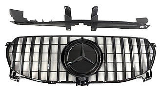 Решітка радіатора Mercedes W167 GLE-стиль GT Panamericana (чорна)