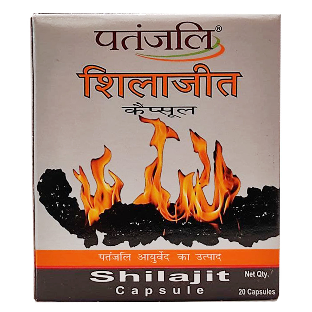 Шиладжит Патанджи (Shilajit, Patanjali), 20 капсул, фото 1