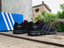 Чоловічі літні кросівки сітка Adidas Climacool дихають Black чорні, фото 6
