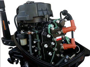 Човновий мотор Parsun (Парсун) T13,5BMS PRO DC (ендуро, цифрове запалювання, випрямляч 12v) до 10 кВт, фото 4