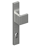 Нажимний гарнітур дверний ухват MEDOS DUBLIN Frontline планка 35 мм м / р 92 мм колір INOX, фото 2