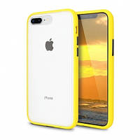 Противоударный чехол CaseFashion для iPhone 7 Plus/8 Plus yellow/black