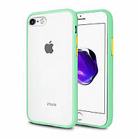 Противоударный чехол CaseFashion для iPhone 7/8 mint/yellow