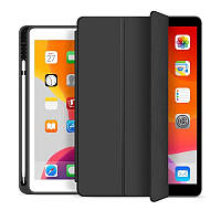 Полиуретановый чехол CaseFashion с держателем для стилуса для iPad Air черный